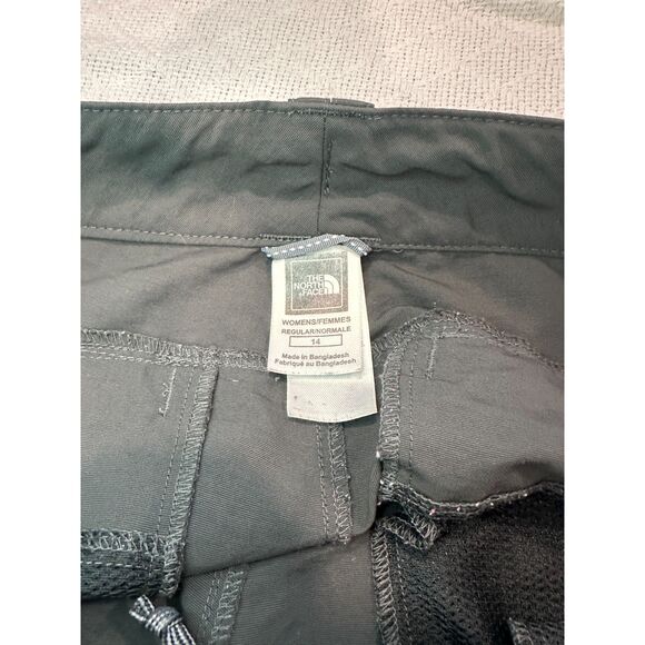 North Face Dark Gray Convertible Hiking Pants Shorts Size 14 - Picture 6 of 7